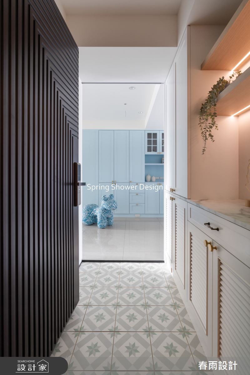 新成屋(5年以下)＿美式風玄關案例圖片＿春雨設計＿春雨_253 九揚華典之1