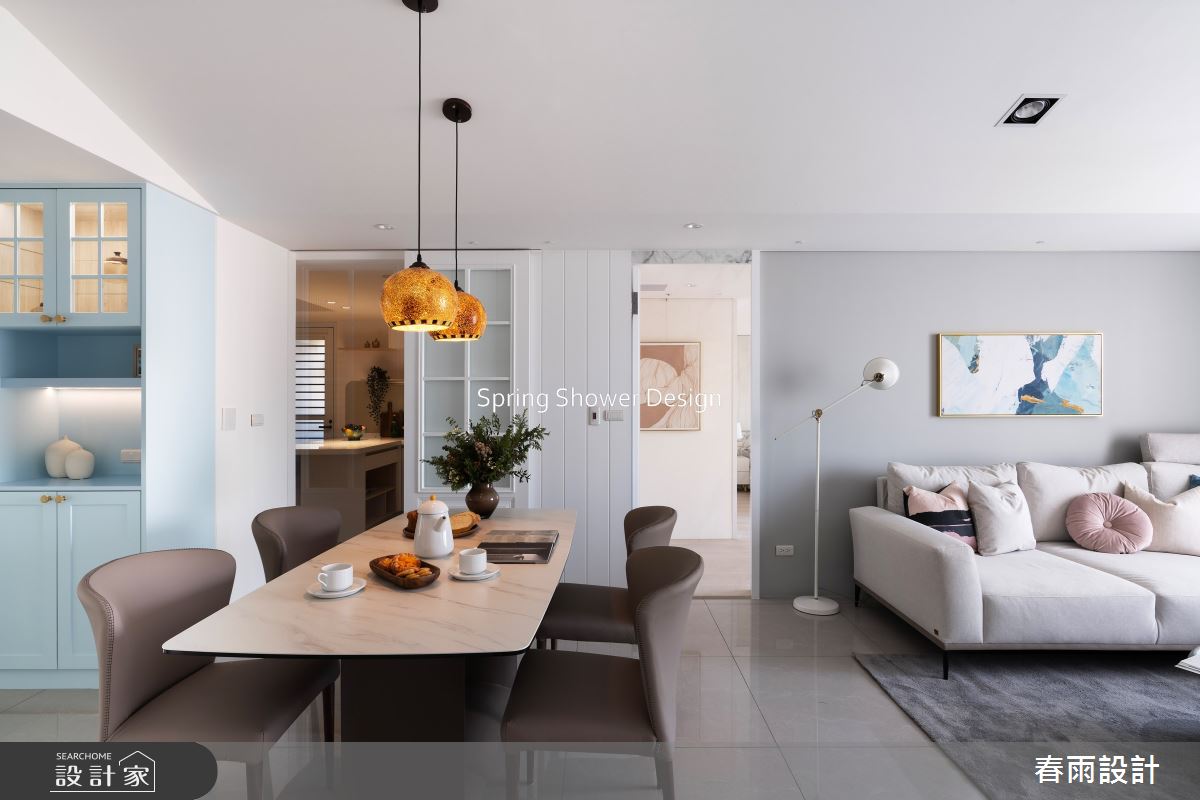 新成屋(5年以下)＿美式風客廳餐廳案例圖片＿春雨設計＿春雨_253 九揚華典之2