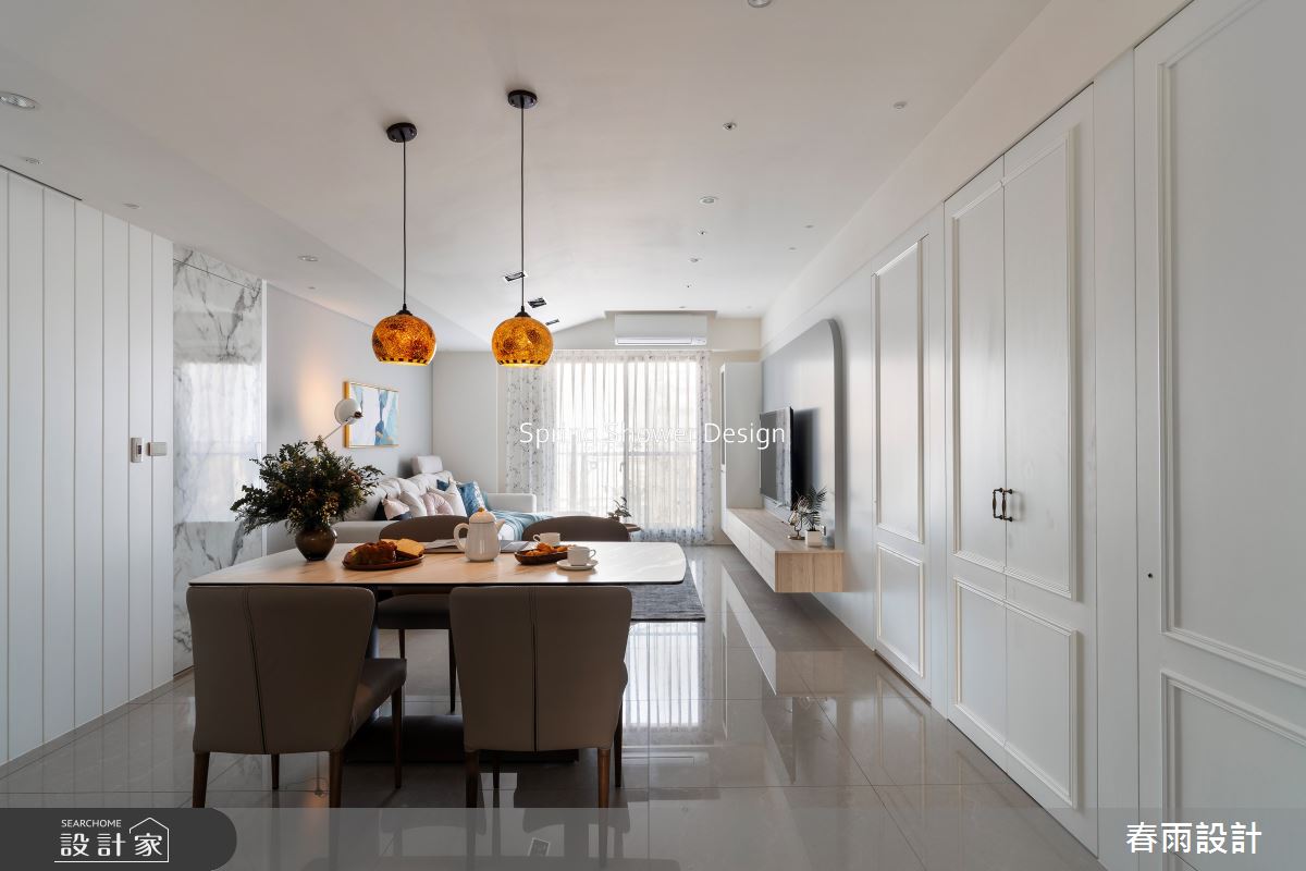 新成屋(5年以下)＿美式風客廳餐廳案例圖片＿春雨設計＿春雨_253 九揚華典之4