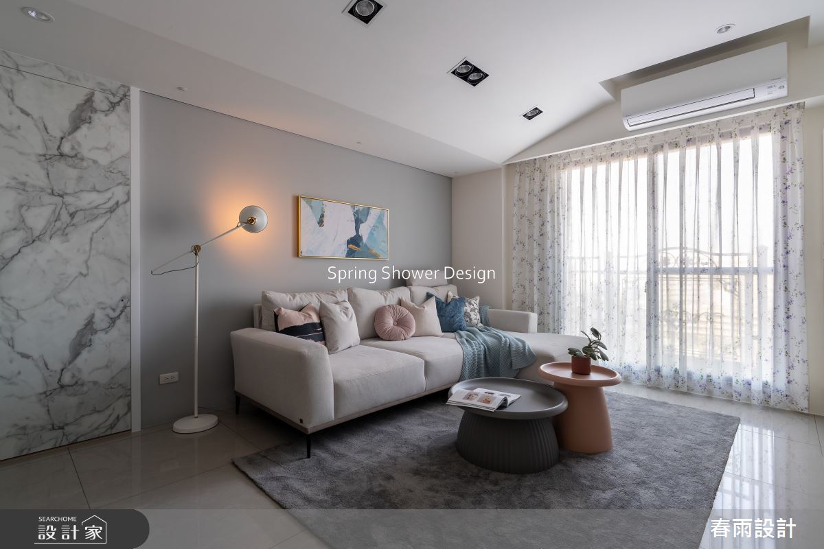 新成屋(5年以下)＿美式風客廳案例圖片＿春雨設計＿春雨_253 九揚華典之8