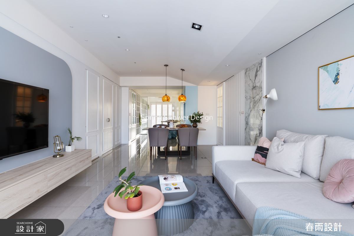 新成屋(5年以下)＿美式風客廳餐廳案例圖片＿春雨設計＿春雨_253 九揚華典之10