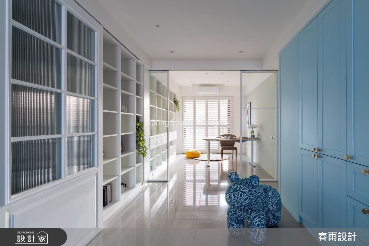 新成屋(5年以下)＿美式風書房工作區案例圖片＿春雨設計＿春雨_253 九揚華典之13