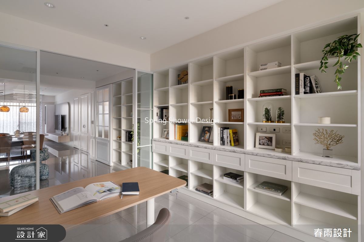 新成屋(5年以下)＿美式風書房工作區案例圖片＿春雨設計＿春雨_253 九揚華典之14
