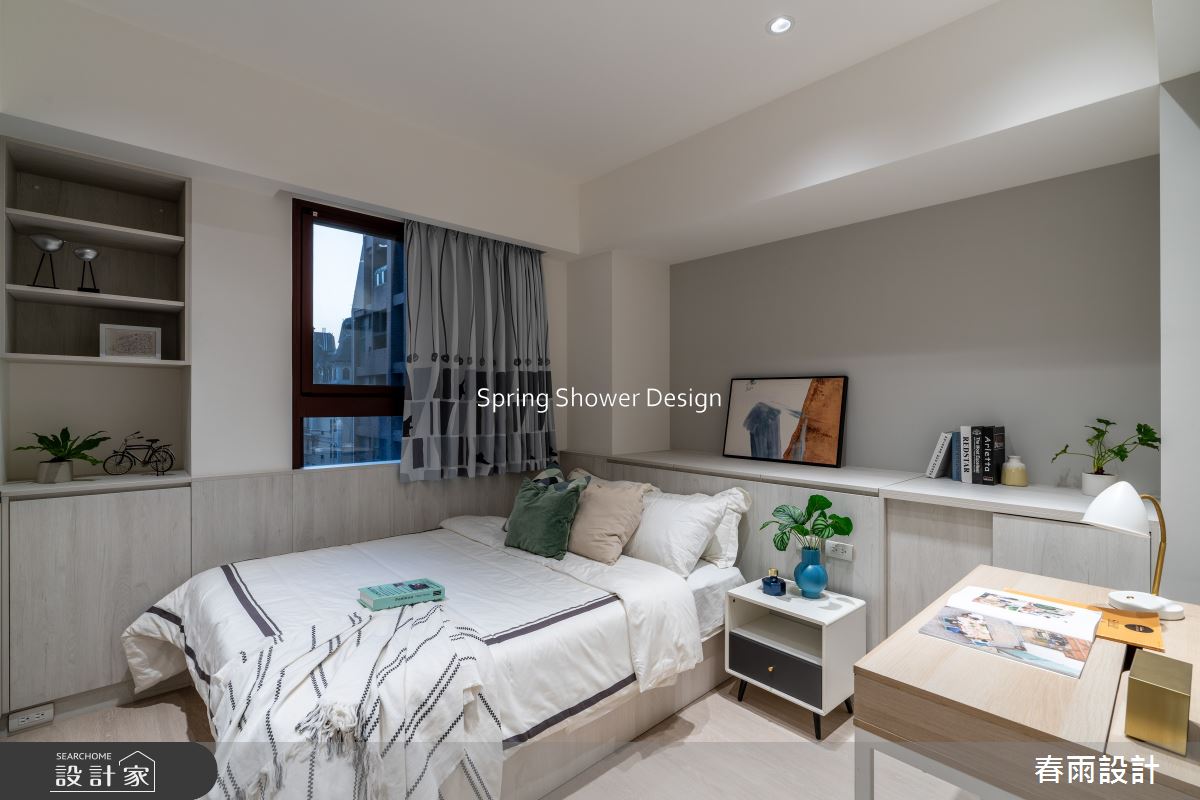 新成屋(5年以下)＿美式風臥室案例圖片＿春雨設計＿春雨_253 九揚華典之25