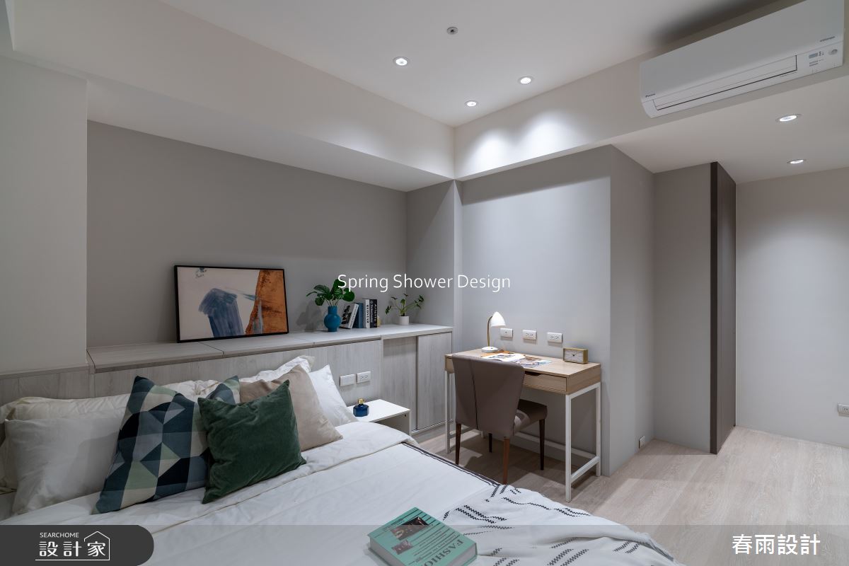 新成屋(5年以下)＿美式風臥室案例圖片＿春雨設計＿春雨_253 九揚華典之27