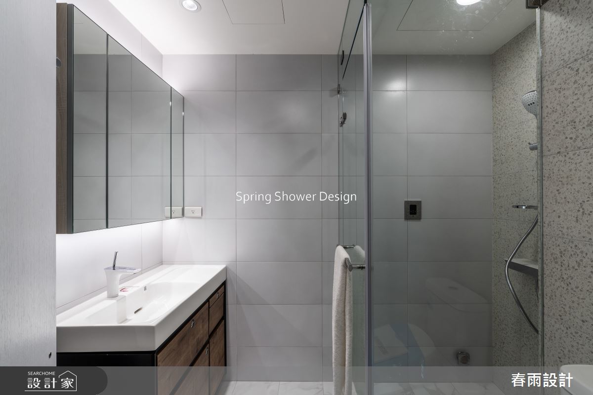 新成屋(5年以下)＿美式風浴室案例圖片＿春雨設計＿春雨_253 九揚華典之35