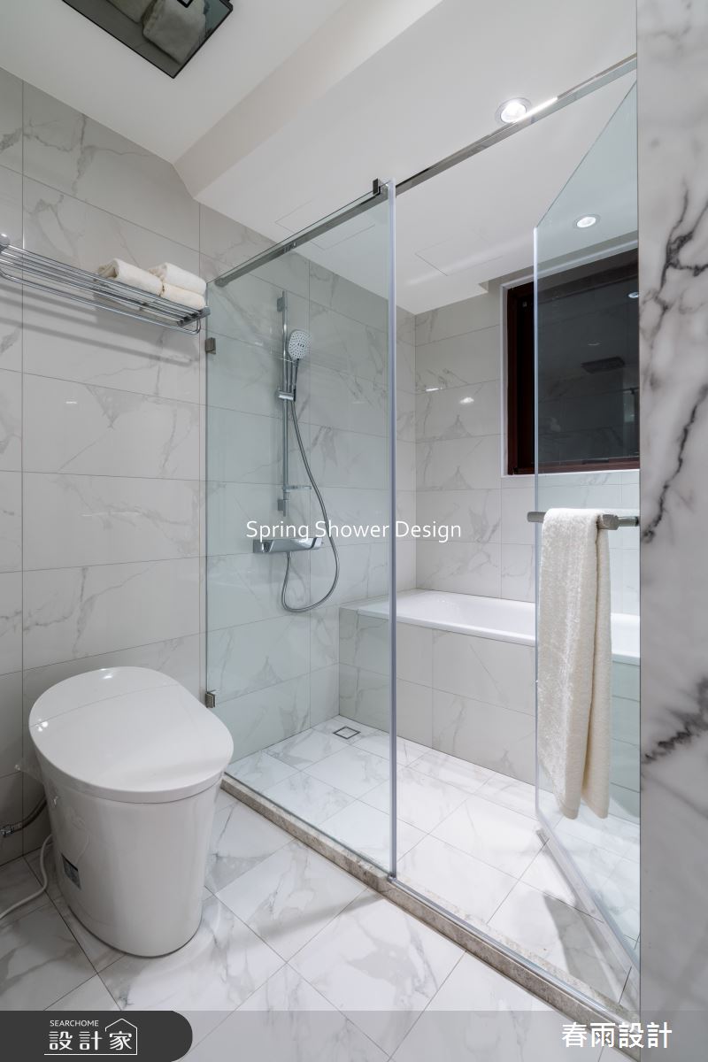 新成屋(5年以下)＿美式風浴室案例圖片＿春雨設計＿春雨_253 九揚華典之36