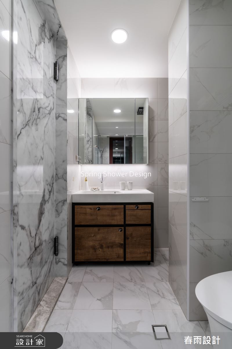 新成屋(5年以下)＿美式風浴室案例圖片＿春雨設計＿春雨_253 九揚華典之37