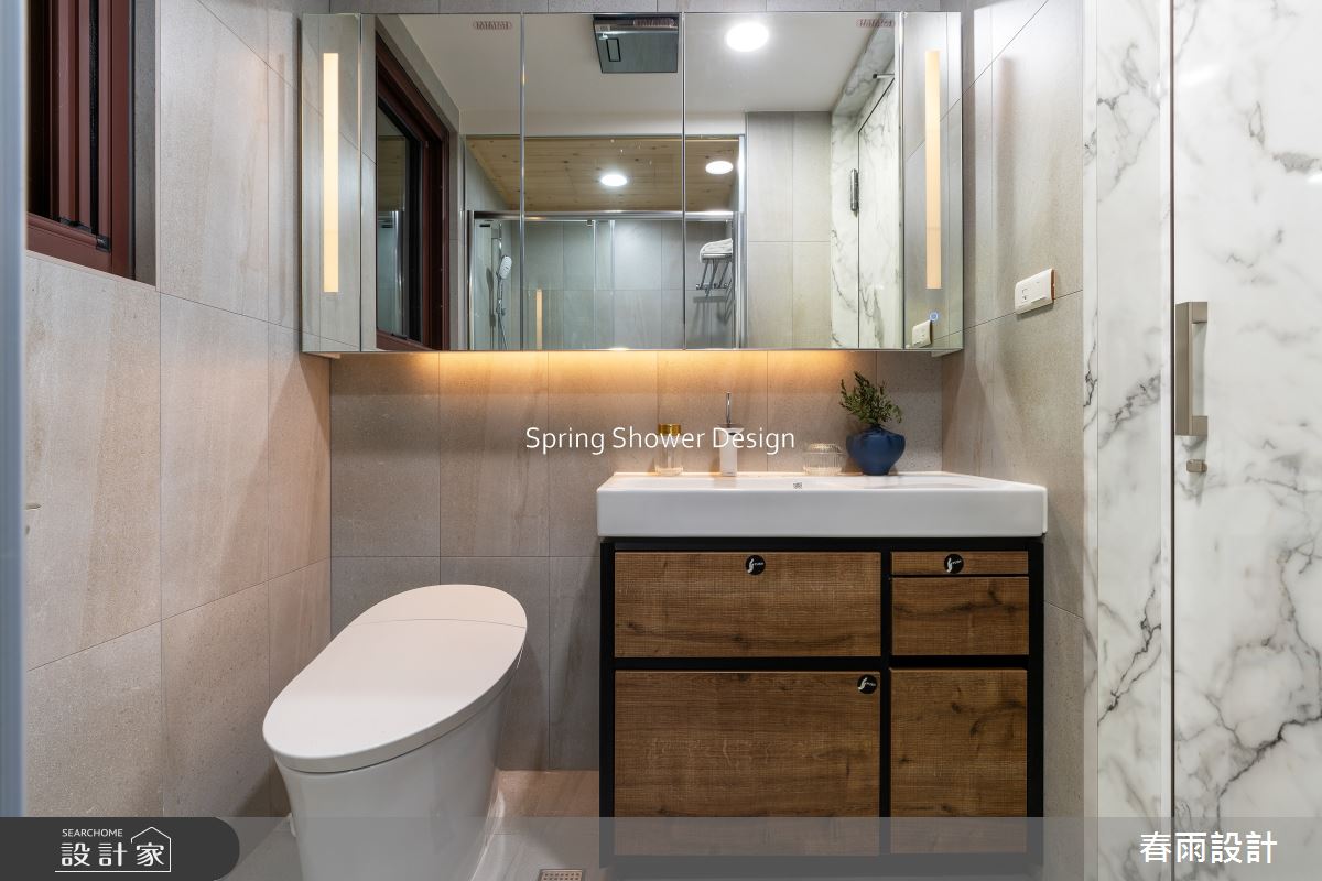 新成屋(5年以下)＿美式風浴室案例圖片＿春雨設計＿春雨_253 九揚華典之39