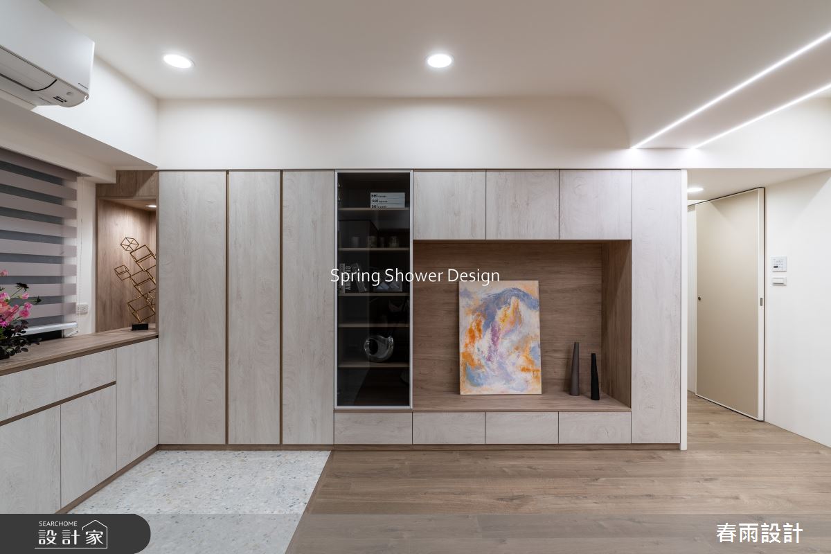 老屋(16~30年)＿現代風客廳案例圖片＿春雨設計＿春雨_254 花旗大廈之7