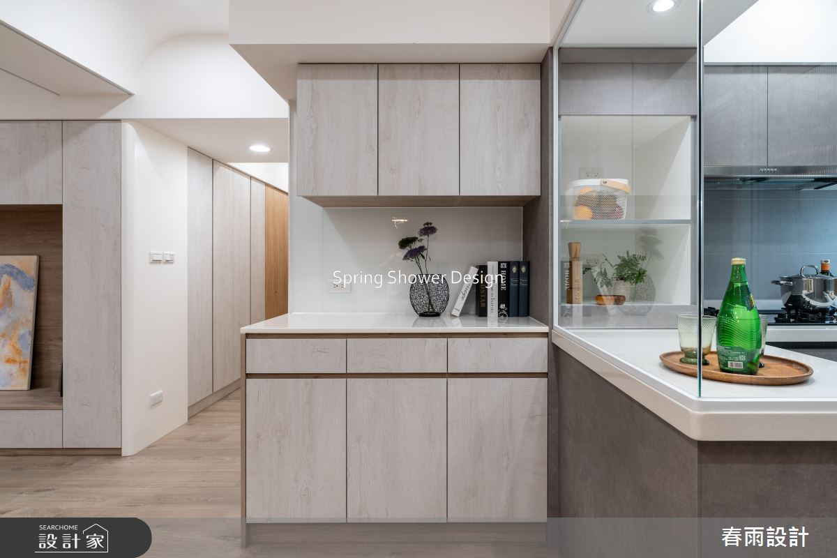 老屋(16~30年)＿現代風餐廳廚房案例圖片＿春雨設計＿春雨_254 花旗大廈之13