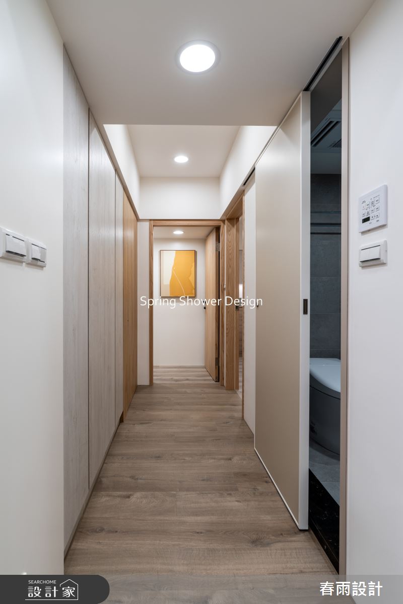 老屋(16~30年)＿現代風走廊案例圖片＿春雨設計＿春雨_254 花旗大廈之16