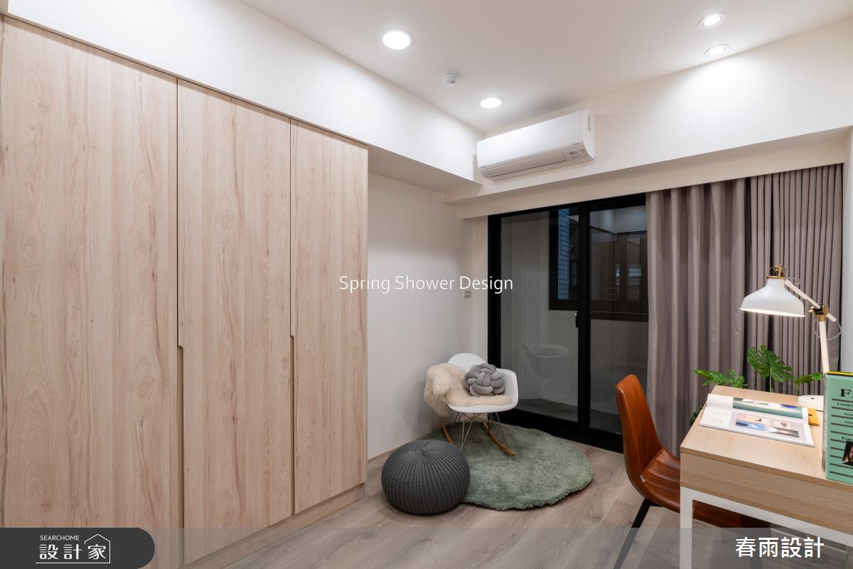 老屋(16~30年)＿現代風書房工作區案例圖片＿春雨設計＿春雨_254 花旗大廈之17