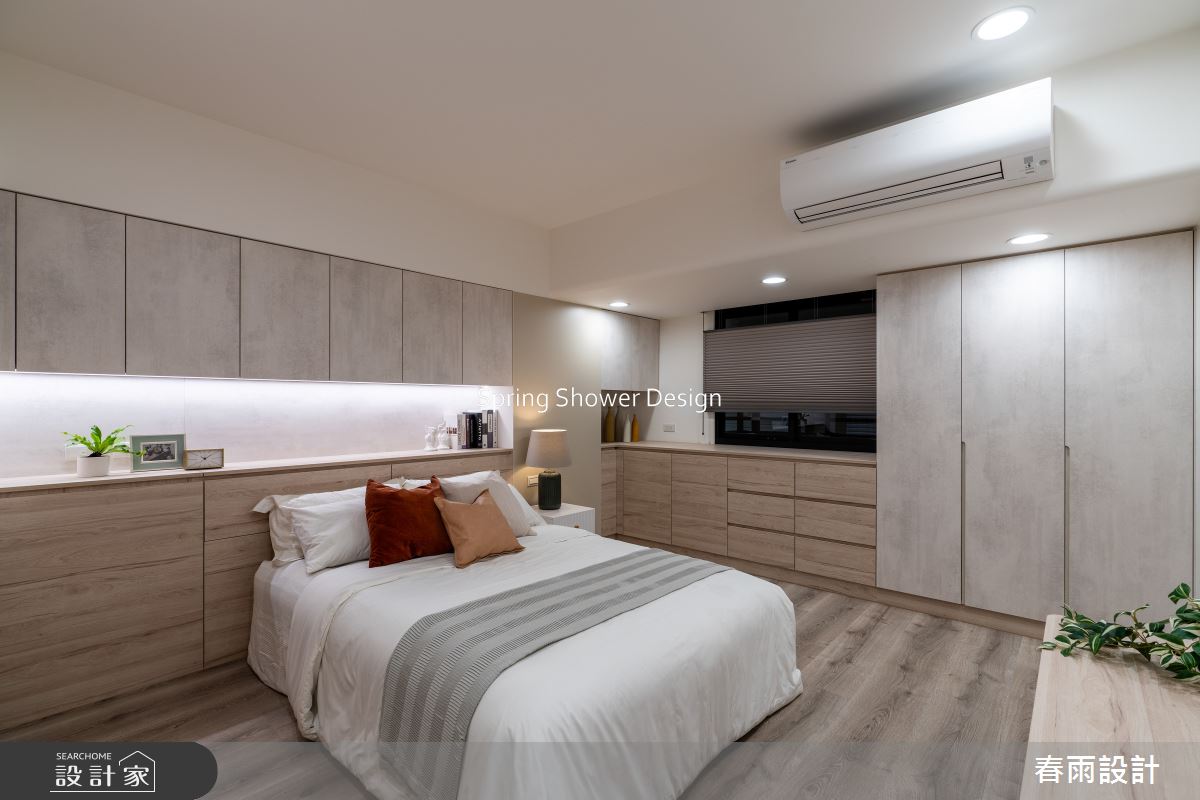 老屋(16~30年)＿現代風臥室案例圖片＿春雨設計＿春雨_254 花旗大廈之23