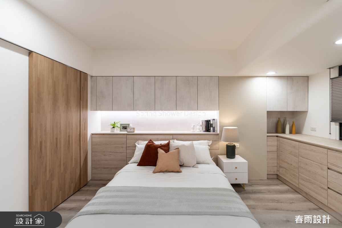 老屋(16~30年)＿現代風臥室案例圖片＿春雨設計＿春雨_254 花旗大廈之24