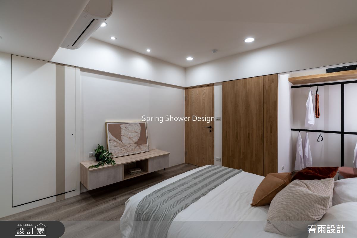 老屋(16~30年)＿現代風臥室更衣間案例圖片＿春雨設計＿春雨_254 花旗大廈之28