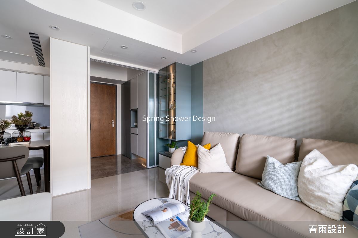 新成屋(5年以下)＿現代風玄關客廳案例圖片＿春雨設計＿春雨_255 聚昇陽之13