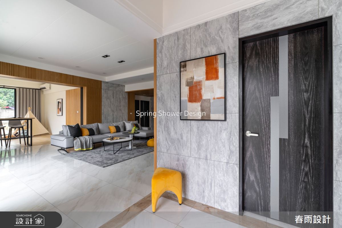 新成屋(5年以下)＿現代風玄關客廳案例圖片＿春雨設計＿春雨_256 蘆竹楊公館之4