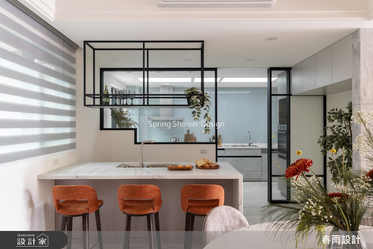 新成屋(5年以下)＿現代風餐廳廚房吧檯中島案例圖片＿春雨設計＿春雨_256 蘆竹楊公館之16
