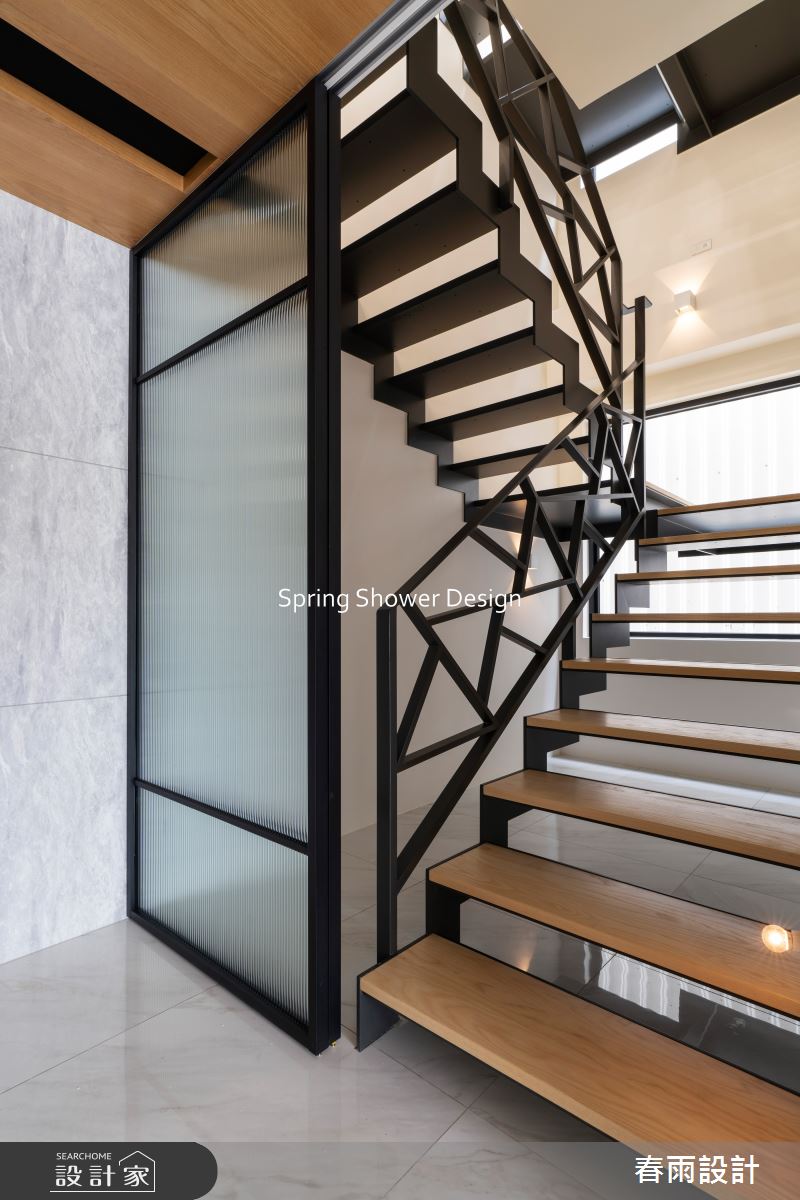 新成屋(5年以下)＿現代風樓梯案例圖片＿春雨設計＿春雨_256 蘆竹楊公館之21