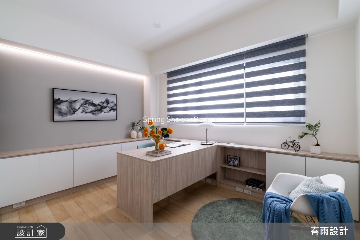 新成屋(5年以下)＿現代風書房工作區案例圖片＿春雨設計＿春雨_256 蘆竹楊公館之31