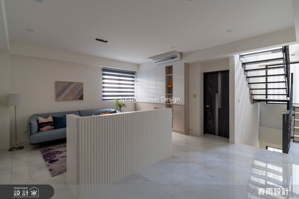 新成屋(5年以下)＿現代風客廳樓梯案例圖片＿春雨設計＿春雨_256 蘆竹楊公館之44