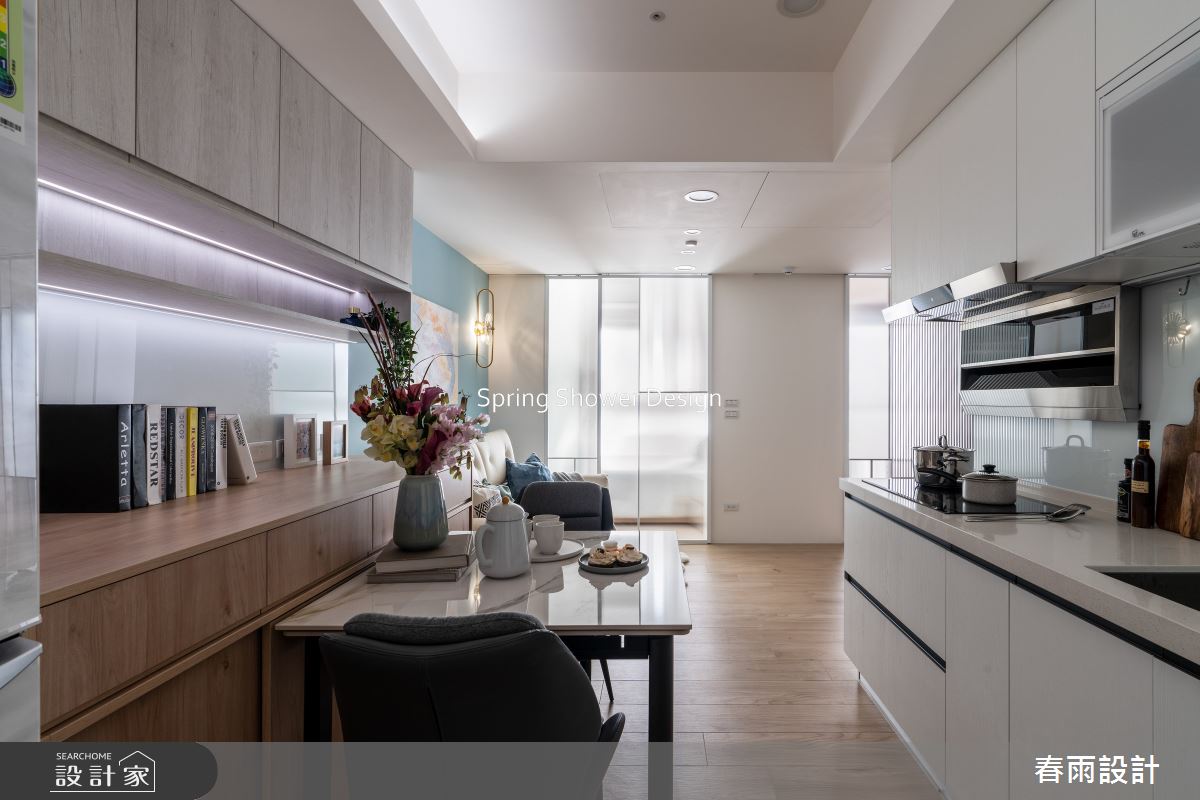 新成屋(5年以下)＿現代風餐廳廚房案例圖片＿春雨設計＿春雨_257 金城舞之4