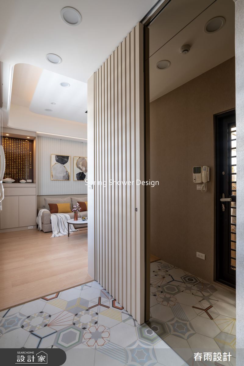 老屋(16~30年)＿現代風玄關客廳案例圖片＿春雨設計＿春雨_258 重慶北路之1