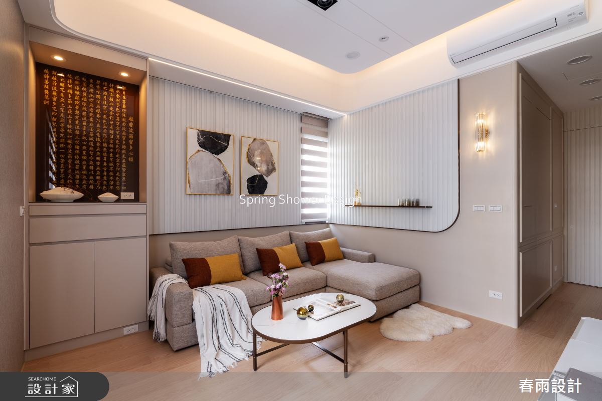 老屋(16~30年)＿現代風客廳案例圖片＿春雨設計＿春雨_258 重慶北路之4