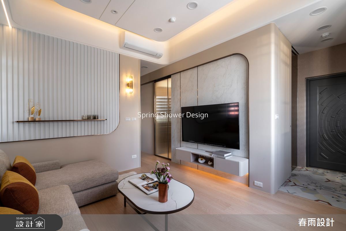 老屋(16~30年)＿現代風玄關客廳案例圖片＿春雨設計＿春雨_258 重慶北路之7