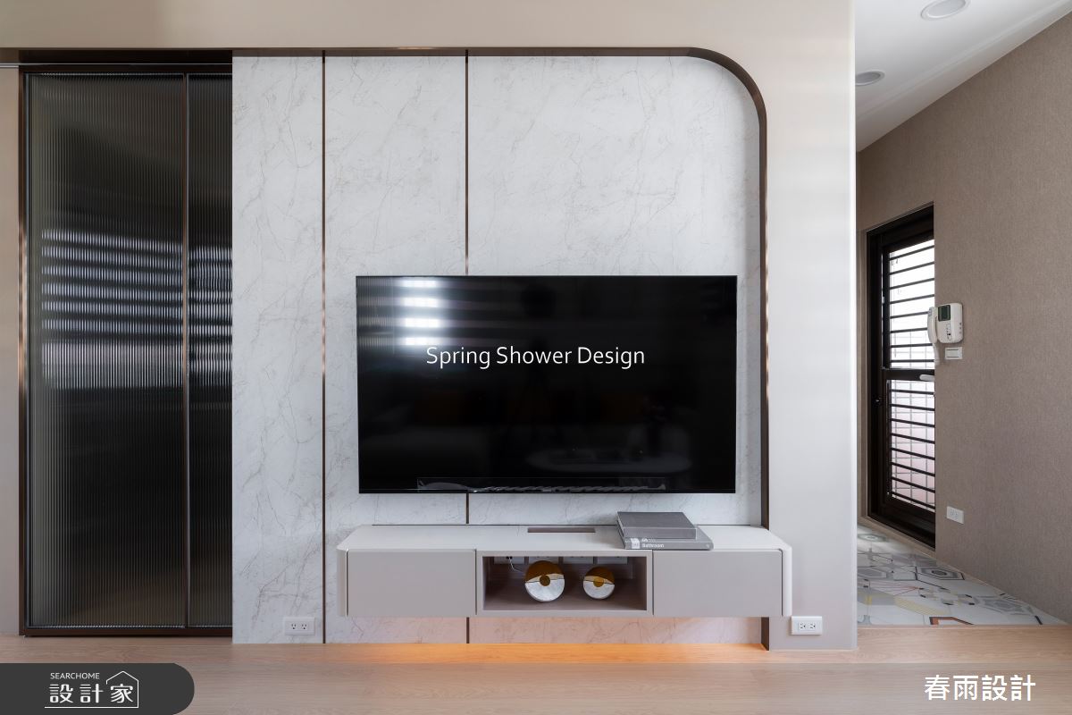 老屋(16~30年)＿現代風客廳案例圖片＿春雨設計＿春雨_258 重慶北路之8