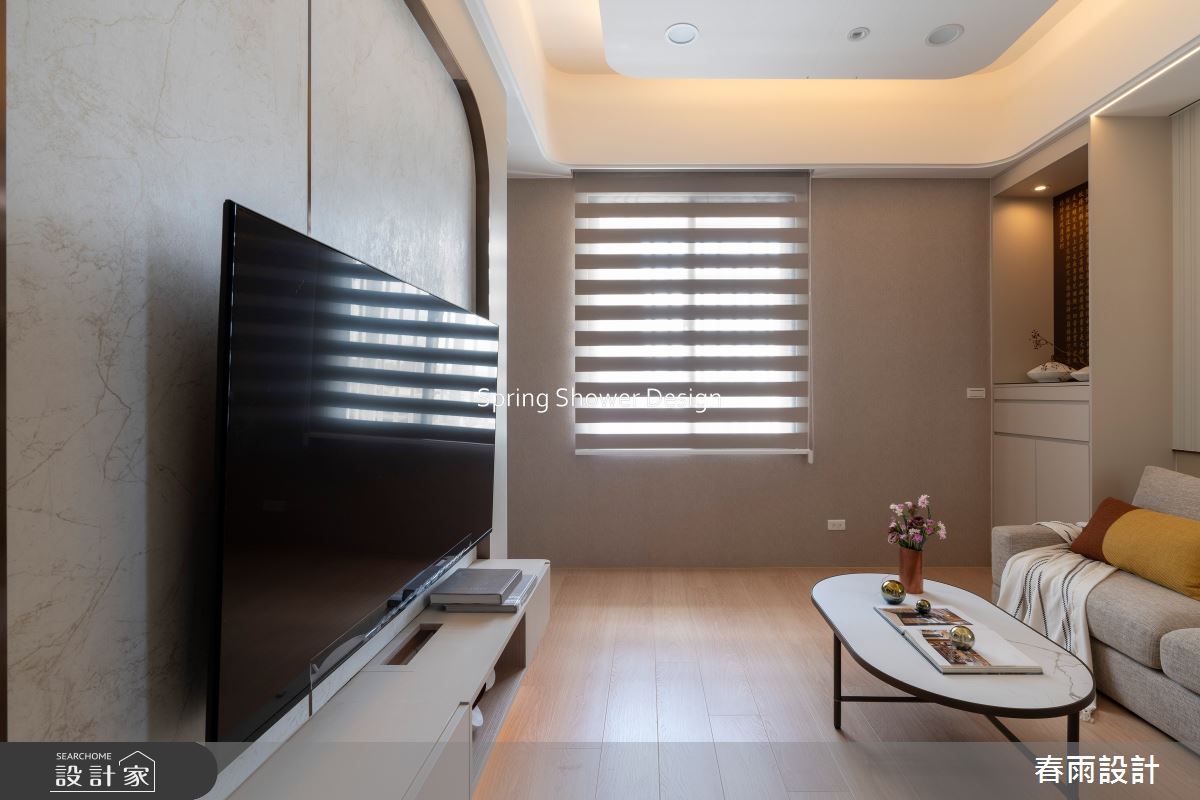 老屋(16~30年)＿現代風客廳案例圖片＿春雨設計＿春雨_258 重慶北路之9