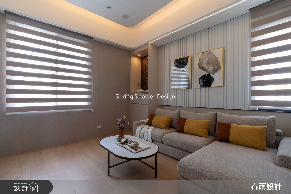 老屋(16~30年)＿現代風客廳案例圖片＿春雨設計＿春雨_258 重慶北路之10