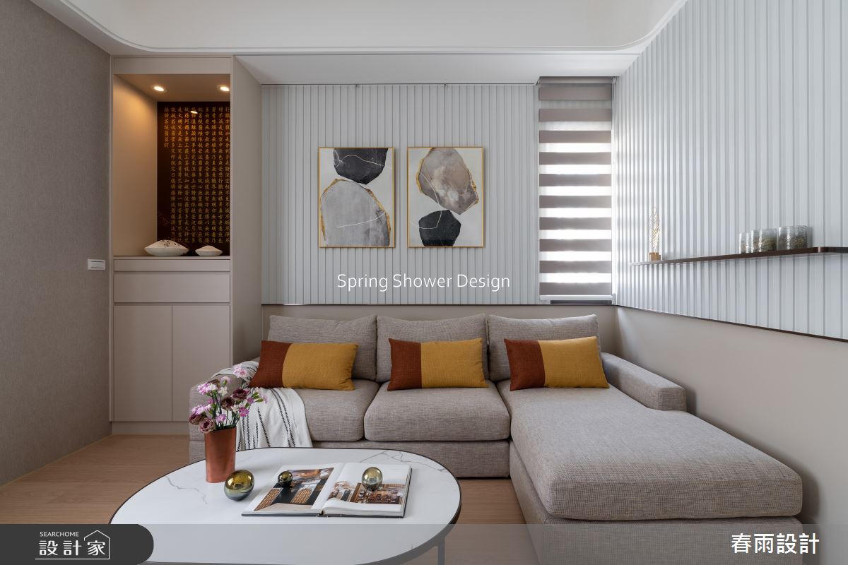老屋(16~30年)＿現代風客廳案例圖片＿春雨設計＿春雨_258 重慶北路之11