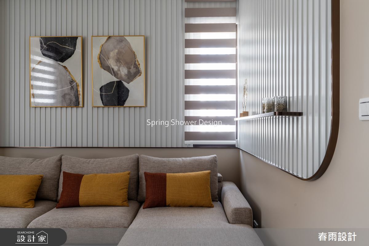 老屋(16~30年)＿現代風客廳案例圖片＿春雨設計＿春雨_258 重慶北路之12