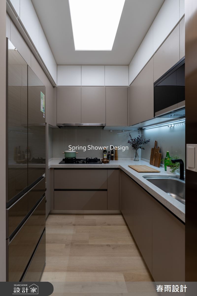 老屋(16~30年)＿現代風廚房案例圖片＿春雨設計＿春雨_258 重慶北路之14