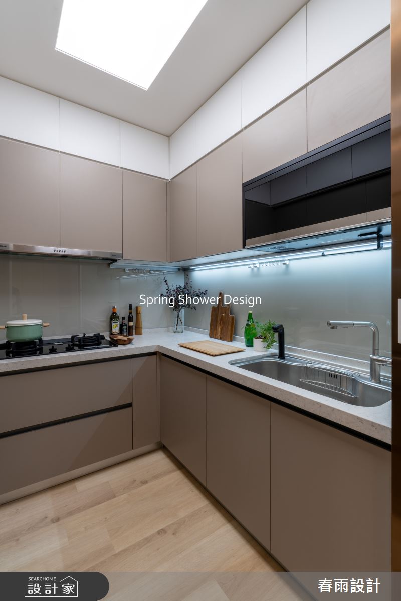 老屋(16~30年)＿現代風廚房案例圖片＿春雨設計＿春雨_258 重慶北路之15