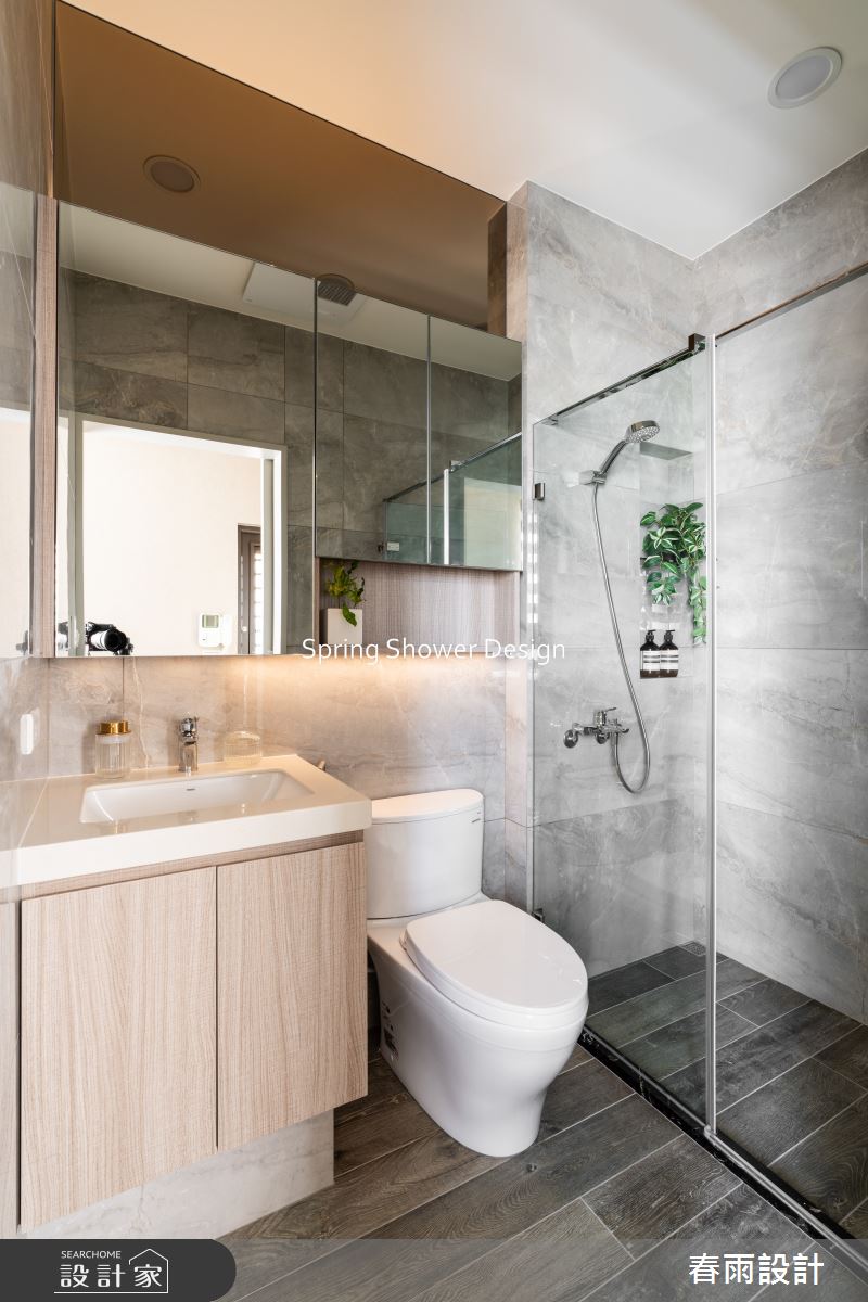 老屋(16~30年)＿現代風浴室案例圖片＿春雨設計＿春雨_258 重慶北路之20