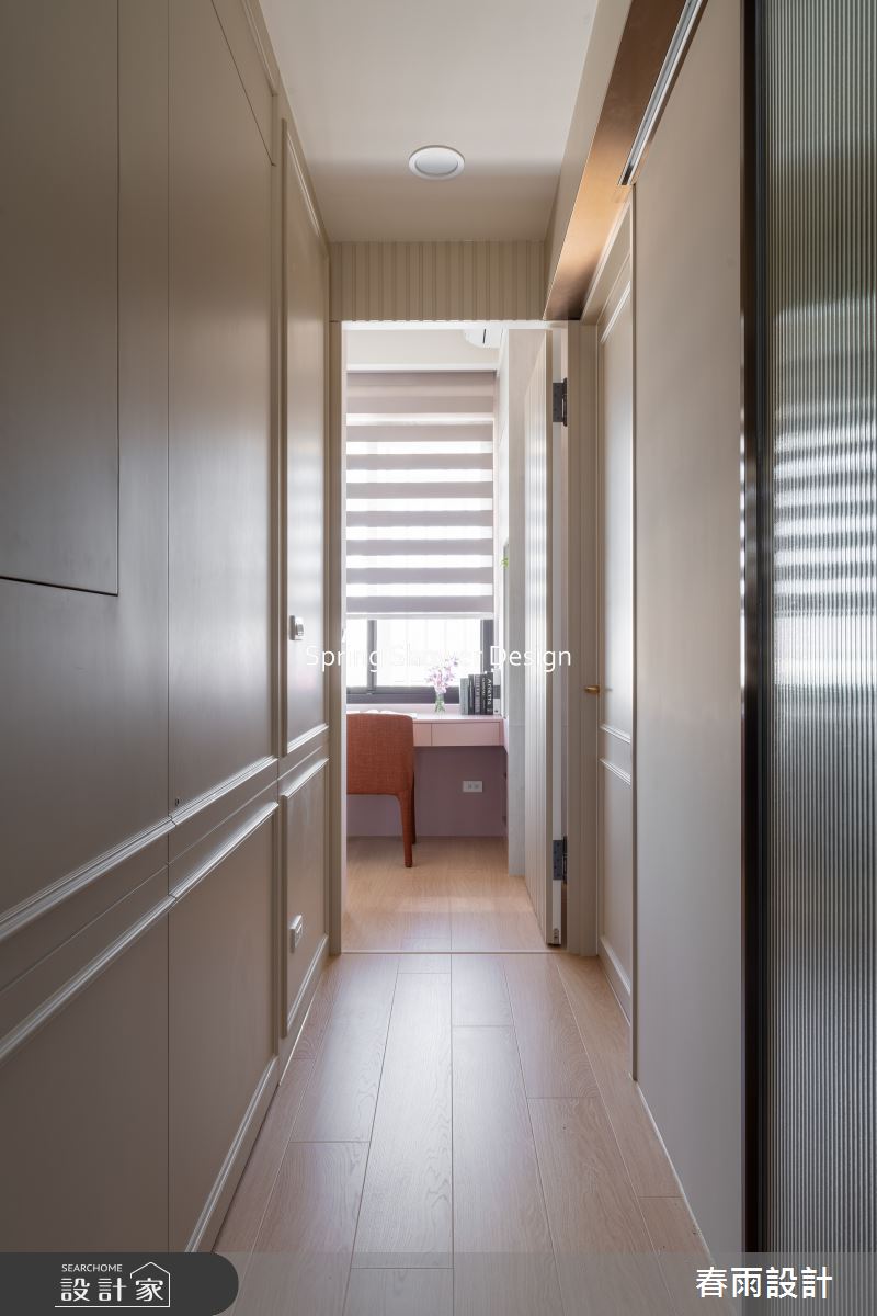 老屋(16~30年)＿現代風臥室走廊案例圖片＿春雨設計＿春雨_258 重慶北路之24