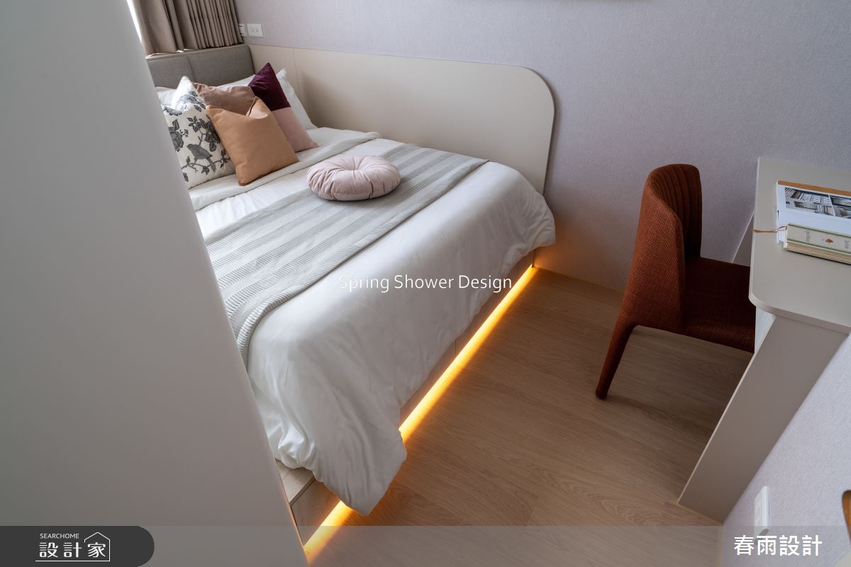 老屋(16~30年)＿現代風臥室案例圖片＿春雨設計＿春雨_258 重慶北路之33