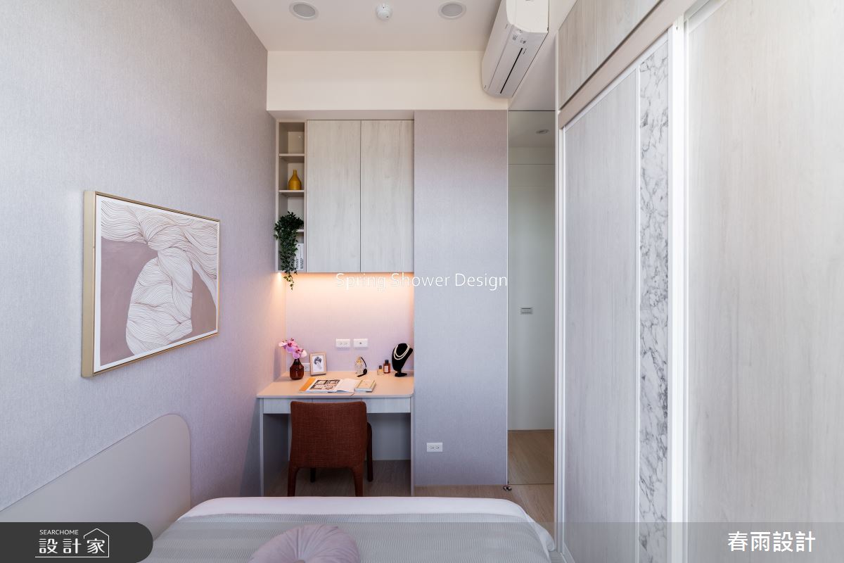 老屋(16~30年)＿現代風臥室案例圖片＿春雨設計＿春雨_258 重慶北路之37