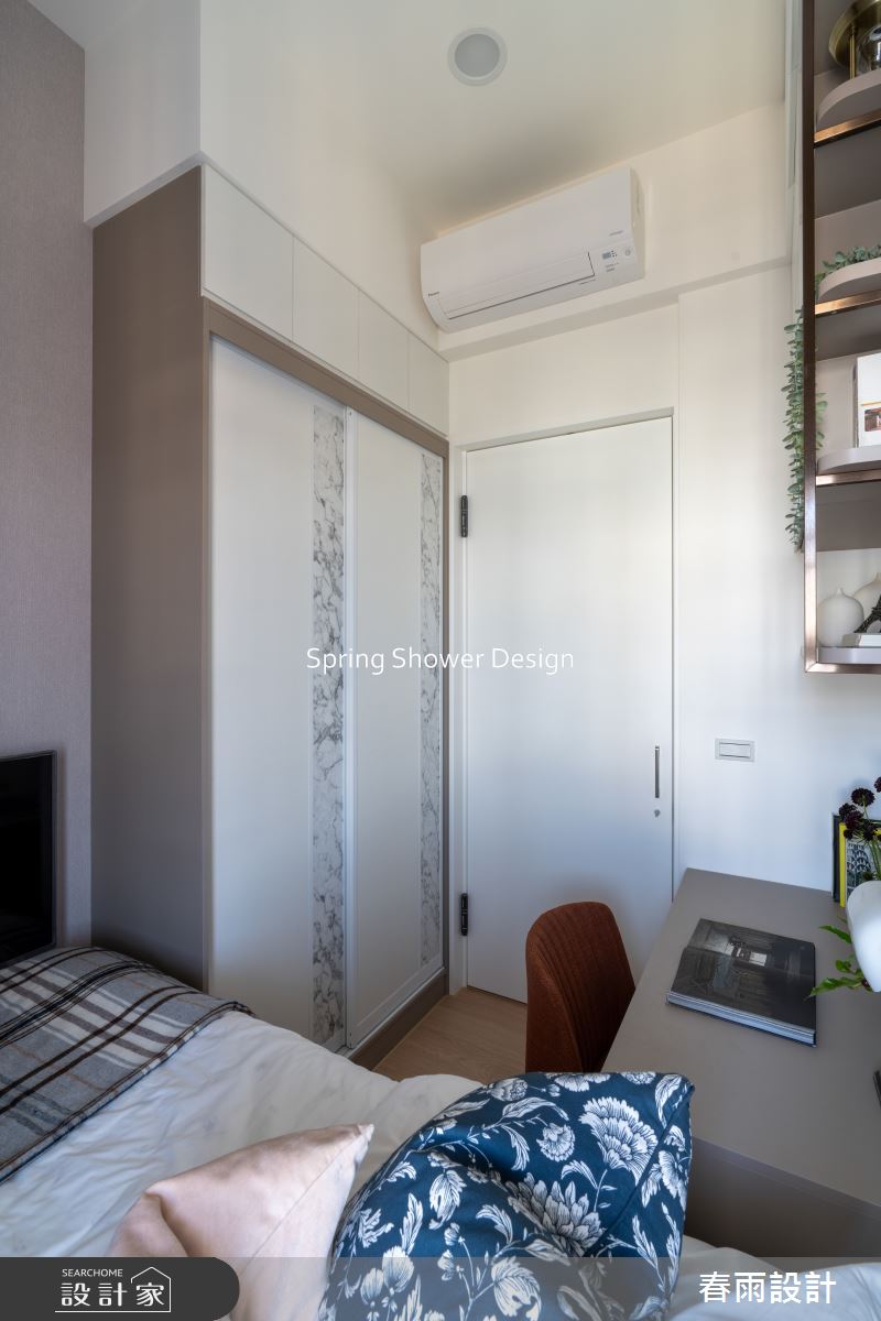 老屋(16~30年)＿現代風臥室案例圖片＿春雨設計＿春雨_258 重慶北路之45