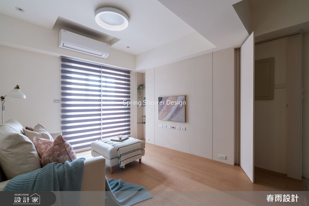 老屋(16~30年)＿簡約風客廳案例圖片＿春雨設計＿春雨_260 民族星鑽之7