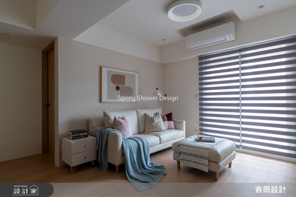 老屋(16~30年)＿簡約風客廳案例圖片＿春雨設計＿春雨_260 民族星鑽之9