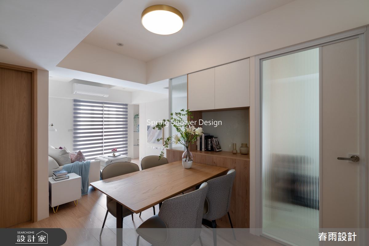 老屋(16~30年)＿簡約風客廳餐廳案例圖片＿春雨設計＿春雨_260 民族星鑽之14