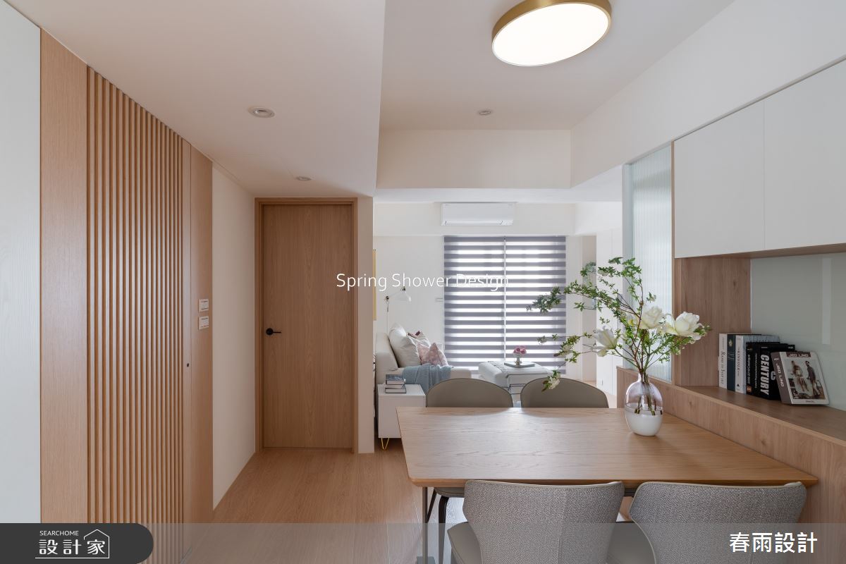 老屋(16~30年)＿簡約風客廳餐廳案例圖片＿春雨設計＿春雨_260 民族星鑽之15