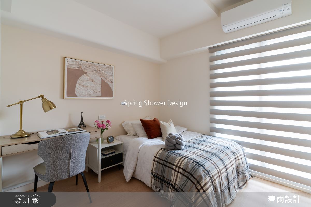 老屋(16~30年)＿簡約風臥室案例圖片＿春雨設計＿春雨_260 民族星鑽之22