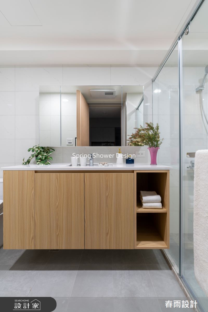 老屋(16~30年)＿簡約風浴室案例圖片＿春雨設計＿春雨_260 民族星鑽之31