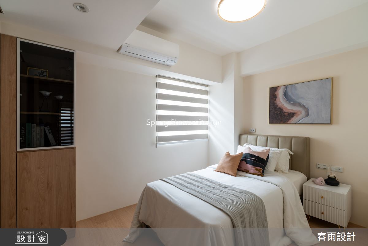 老屋(16~30年)＿簡約風臥室案例圖片＿春雨設計＿春雨_260 民族星鑽之24