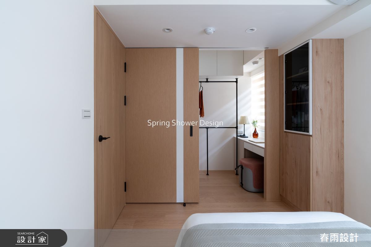 老屋(16~30年)＿簡約風臥室更衣間案例圖片＿春雨設計＿春雨_260 民族星鑽之29